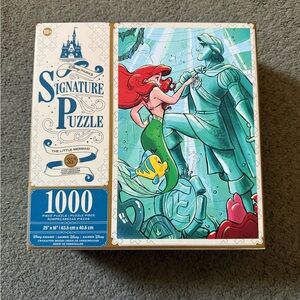 Disney Parks Signature Puzzle The Little Mermaid Jigsaw Puzzle 1000 pieces